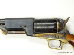(SC) .44 CAL. BLACK POWDER REPLICA US 1847. HAS A WESTERN SCENE ENGRAVED ON THE CYLINDER. 15.25"