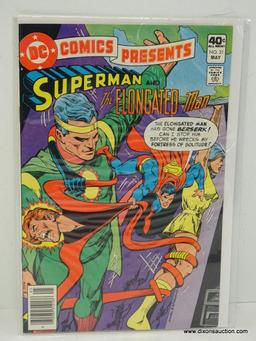 SUPERMAN AND THE ELONGATED MAN ISSUE NO. 21. 1980 B&B COVER PRICE $.40 VGC