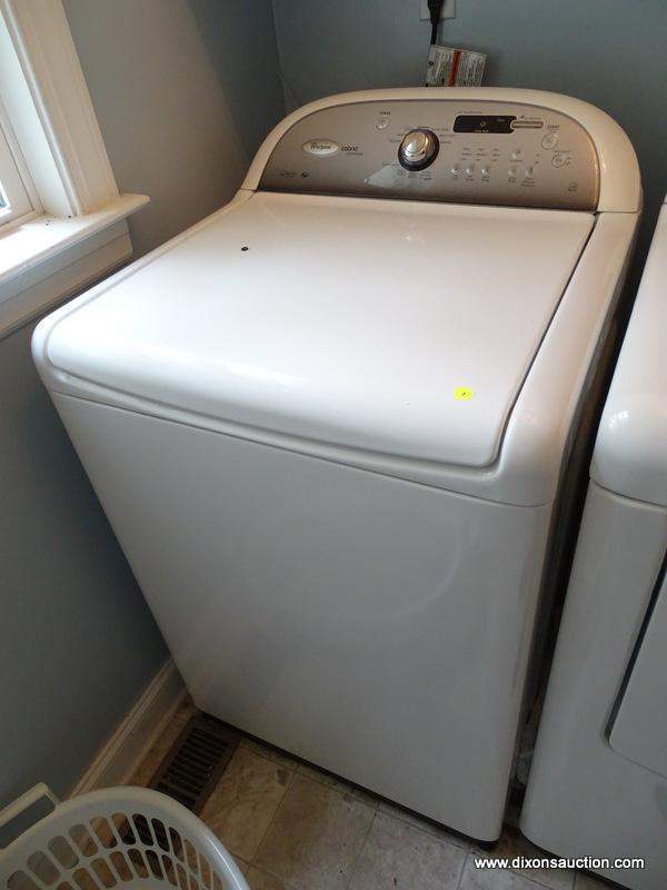 (LAUNDRY RM) WASHER; WHIRLPOOL CABRIO PLATINUM WASHING MACHINE, ECO MONITOR AND H2LOW WASH SYSTEM-