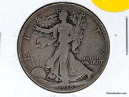 1918 S Half Dollar - Walking Liberty