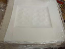 Box Of 6 New In Vac Seal Package Sofa Cushions Only, Color Appears to be A Cream Grey. 3 Bottom and