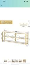 Tribesigns 71" Sofa Tables,Extra Long Couch Table, Narrow Long Console Table, Entryway Table,Sofa