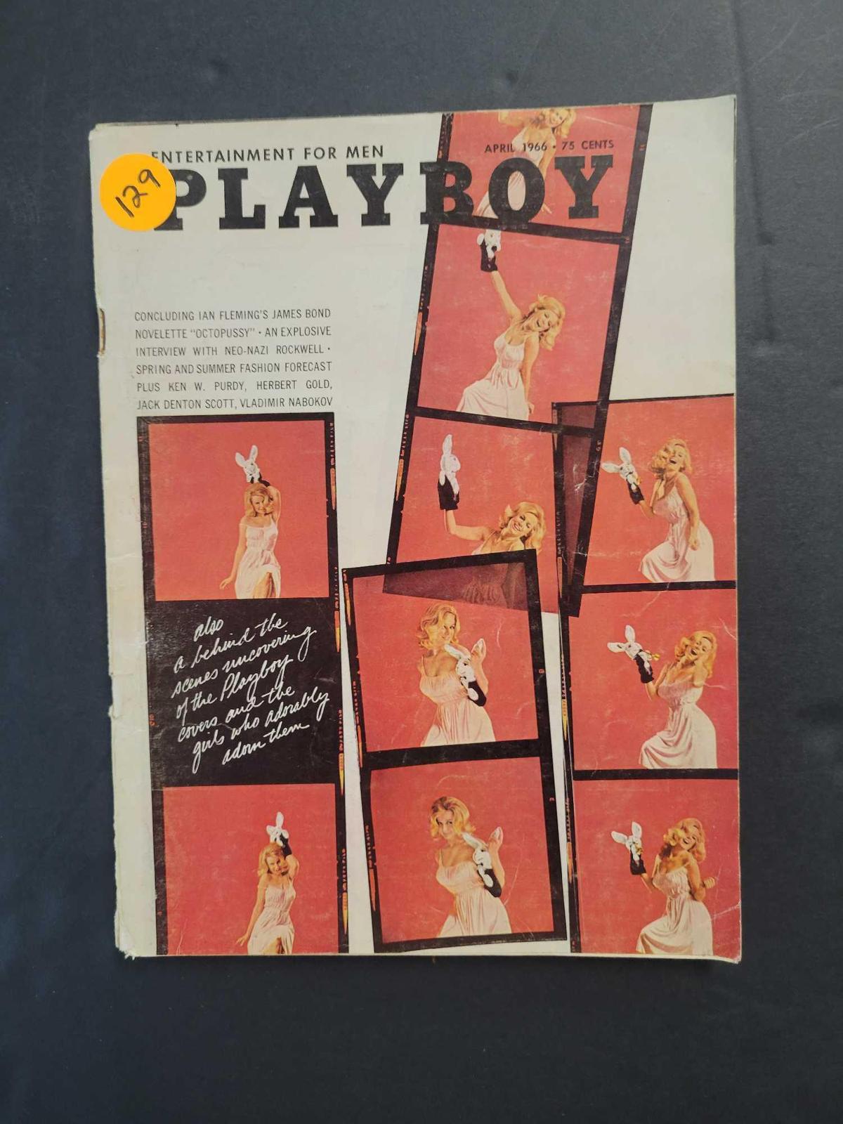 ADULTS ONLY! Vintage Playboy April 1966 $1 STS