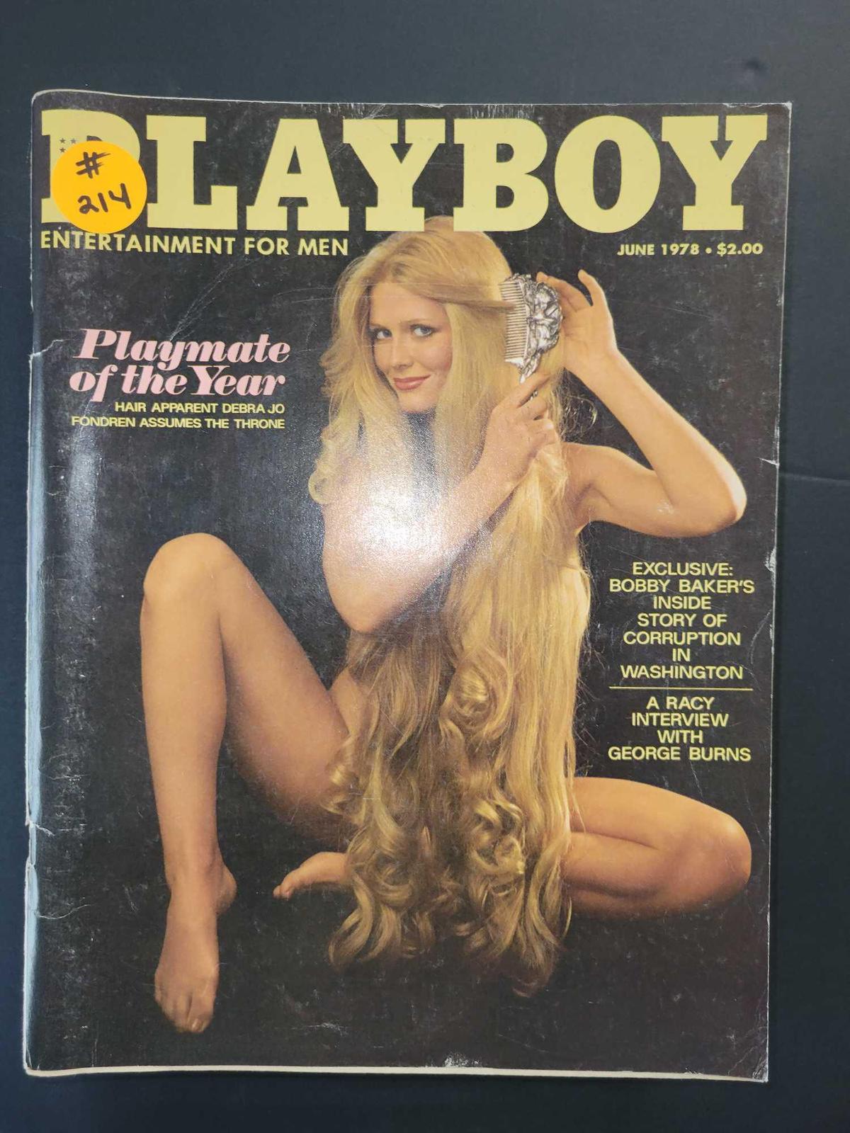 ADULTS ONLY! Playboy Mag June 1978 $1 STS