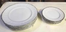 Silver Sonata Dinner Plates $5 STS
