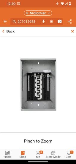 Siemens SN Series 125 Amp 20-Space 40-Circuit Indoor Main Lug Plug-On Neutral Load Center, Appears