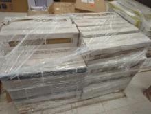 Pallet Lot of Approximately 40 Cases of MSI Duttonwood Ash 6 in. x 24 in. Matte Ceramic Floor and