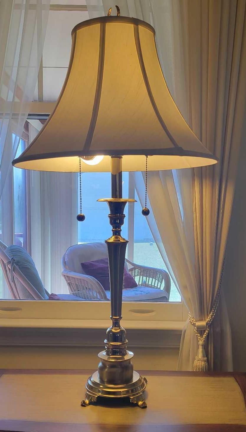 Brass Table Lamp $10 STS
