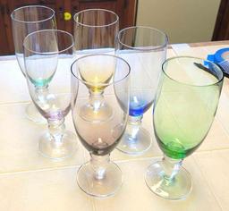 Tall Crystal Wine Glasses $1 STS