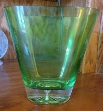 Green Glass Vase $2 STS