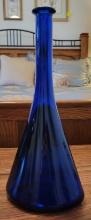 Vintage Cobalt Blue Glass Vase $2 STS