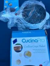Cucina Pro- Cordless Crepe Maker- ( Unclaimed Freight, Overstock, Return Merchandise)