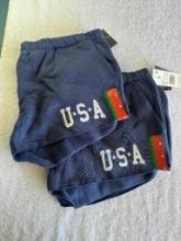 2 Pair USA Shorts Size Medium Retail $ 15 ea