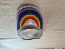 VIntage Rainbow Visor- Gently Used