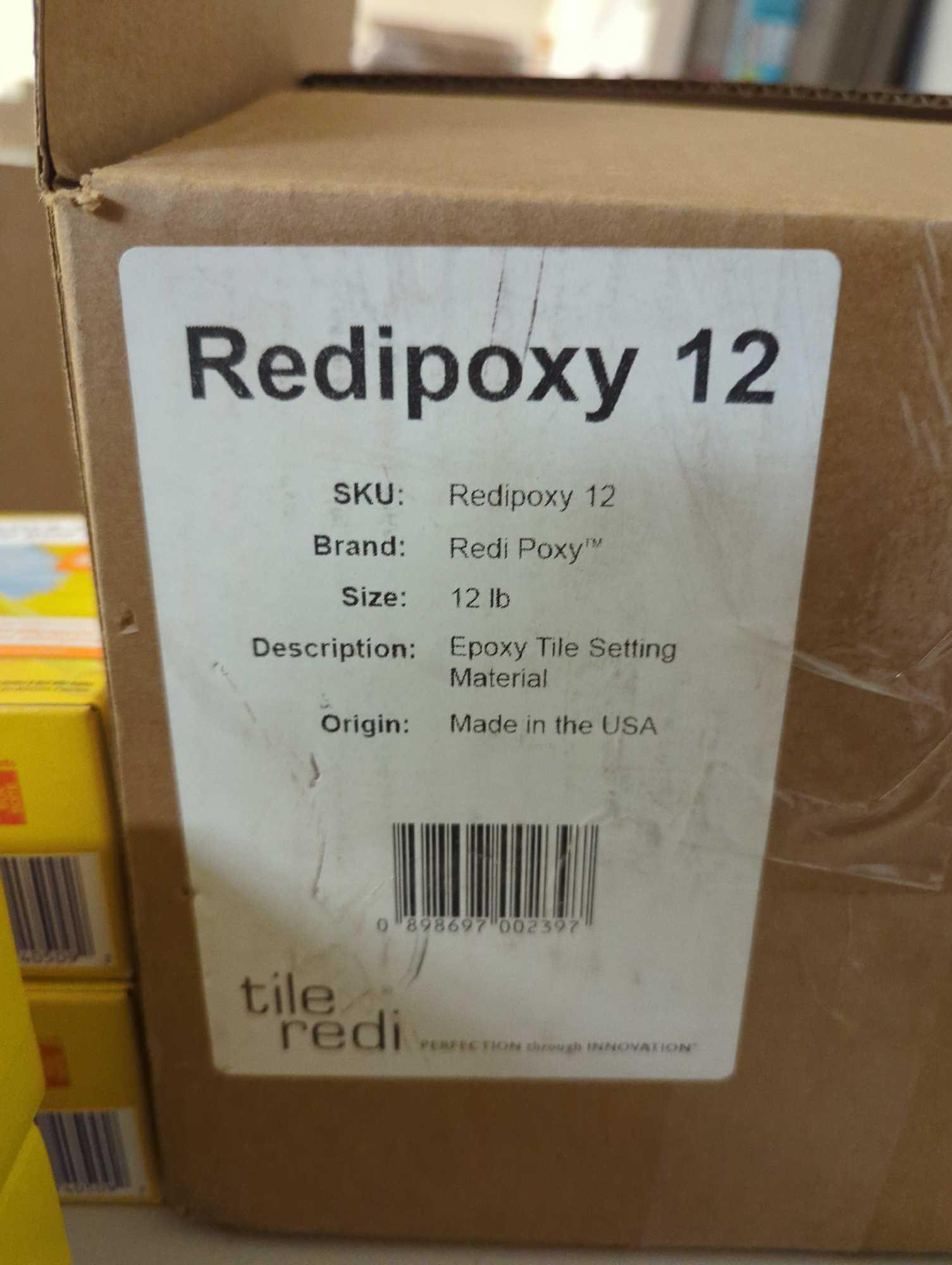 Tile Redi Redi Poxy Epoxy Tile Setting Material 12lb Set, Appears to be New in Open Box Do to Being