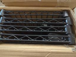 HDX 4-Tier Steel Wire Shelving Unit in Black (36 in. W x 54 in. H x 14 in. D), Appears to be New in