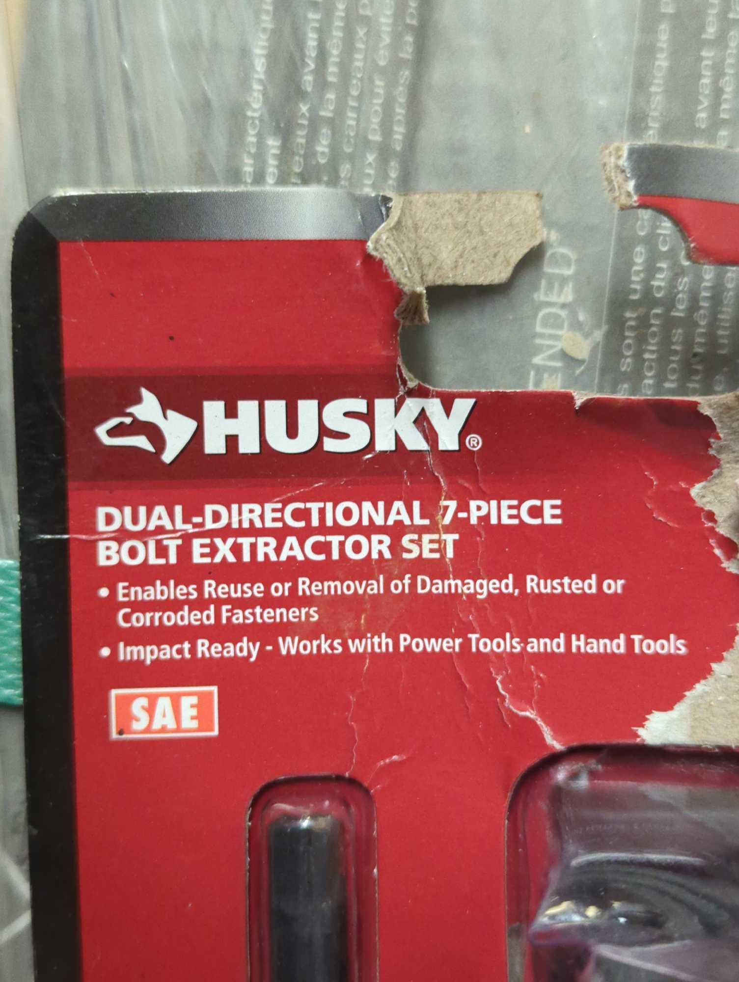 Husky SAE Dual Direction Extraction Set (7-Piece), Appears to be New in Open Package, Do to Being In