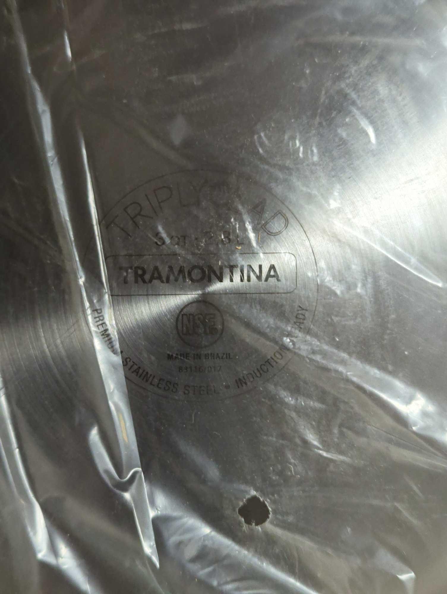 Tramontina Gourmet 3 Qt. Tri-Ply Clad Saucepan with Lid, Appears to be New in Open Box Retail Price