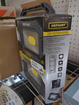 Defiant 2000 Lumens Rechargeable Utility Light with Magnet (2-Pack), Appears to be New in Factory