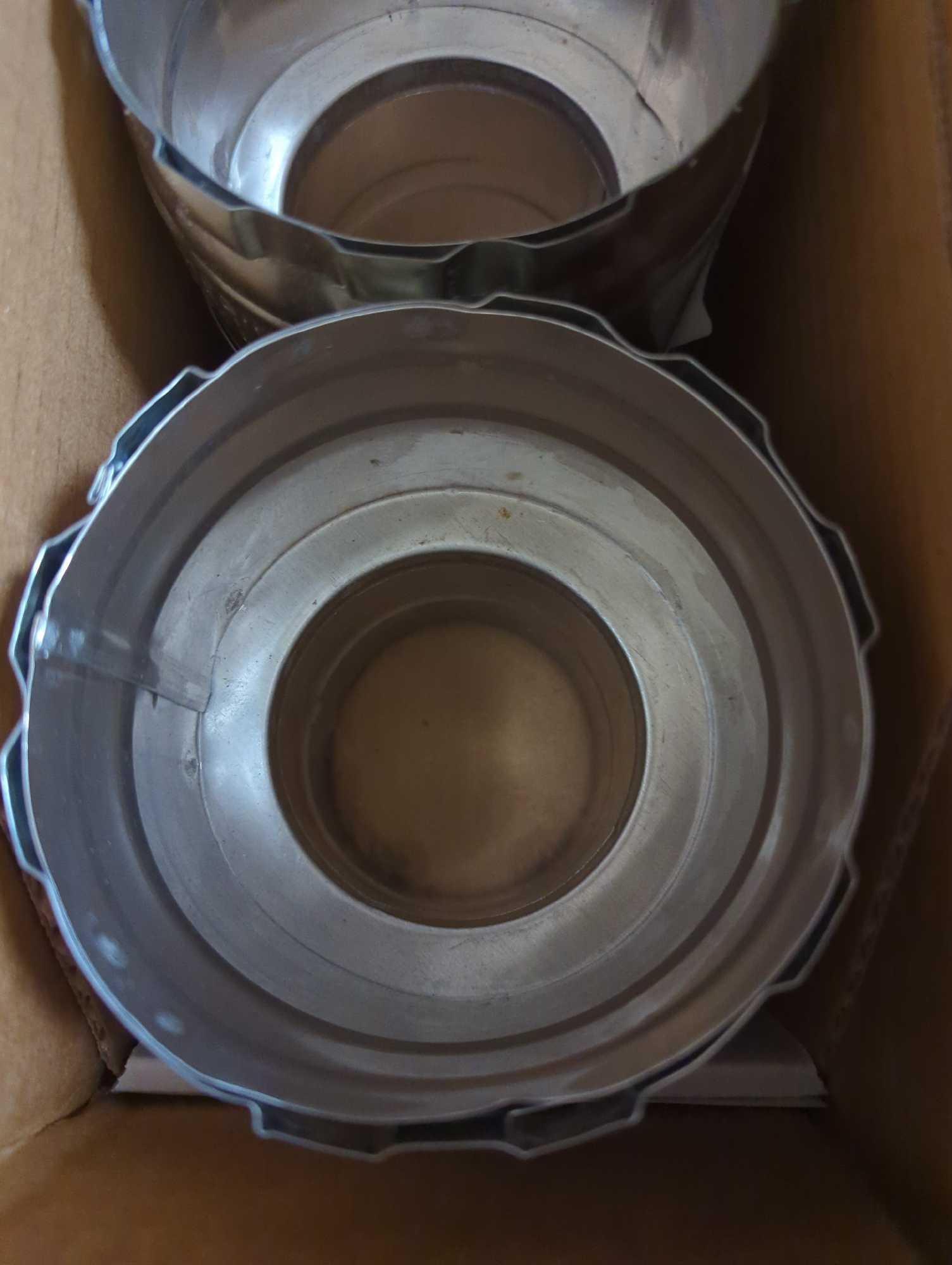 Lot of 3 Boxes of Amerivent to include, 4 inch Single Wall Appliance Metal Quantity 6, 4 Inch 45