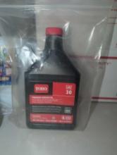Lot of 5 Items Including Premium 4-Cycle Small Engine Oil, Toro Premium Engine Oil SAE30, Echo Power