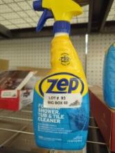 Lot of 2 32 Oz. Spray Bottle of Zep Foaming Shower, Tub, And Tile Cleaner, Appears to be New in