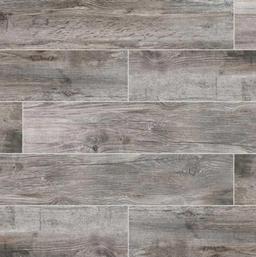 Pallet of 36 Cases of Daltile Laurelwood Smoke 8 in. x 47 in. Color Body Porcelain Floor and Wall