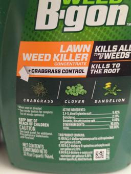 Lot of 8 Bottles of Ortho 32 oz. Weed B Gon Plus Crabgrass Control Concentrate, Appears to be New in
