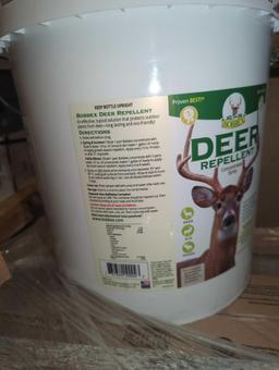 Lot of 2 Items Including Bobbex 5 Gal. Deer Repellent Concentrated Spray (Retail Price $250, Appears