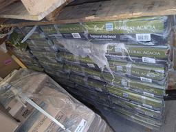 Pallet of 32 Cases of HOMELEGEND Natural Acacia 3/8 in. T x 5 in. W Hand Scraped Engineered Hardwood
