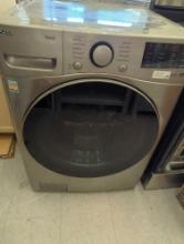 (Door Doesn't Close) LG 4.5 cu. ft. Large Capacity High Efficiency Stackable Smart Front Load Washer