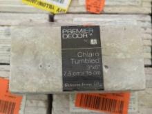 Lot of 79 Cases of MSI Bologna Chiaro 3 in. x 6 in. Textured Travertine Floor and Wall Tile (1 sq.