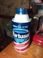 (DR) BOX LOT OF 4 BARBASOL ORIGINAL THICK AND RICH SHAVING CREAM, 10 OZ CANS, RETAIL PRICE $5/CAN,