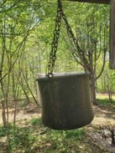Large Metal Hanging Pot $1 STS