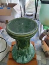 Green Glazed Pedestal $1 STS