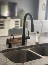 Glacier Bay Paulina Single-Handle Pull-Down Sprayer Kitchen Faucet with TurboSpray, FastMount, Soap