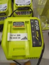 (No Battery) RYOBI 40V Lithium-Ion Rapid Charger, Appears to be New Out of the Package Retail Price