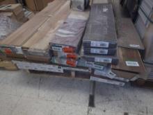 Pallet of Assorted Flooring Including TrafficMaster Hawks Edge Maple 8 mm T x 7.5 in. W Water