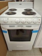 (Has Some Damage and Bottom Drawer Doesn't Open) Summit Appliance 24 in. 2.9 cu. ft. Electric Range