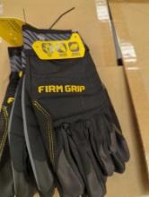Lot of 2 Packs of FIRM GRIP Medium Flex Cuff Outdoor and Work Gloves (2-Pack), Appears to be New