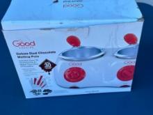 Good Cooking- Deluxe Dual Chocolate Melting Pots- ( Unclaimed Freight, Overstock, Return