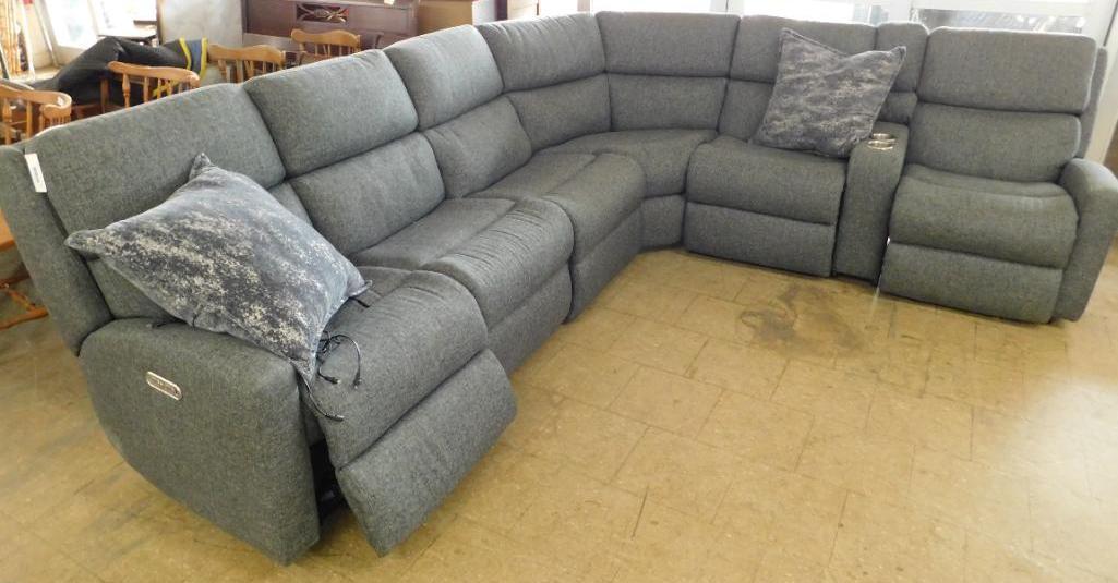 Flexsteel - Electric Reclining Sectional Couch