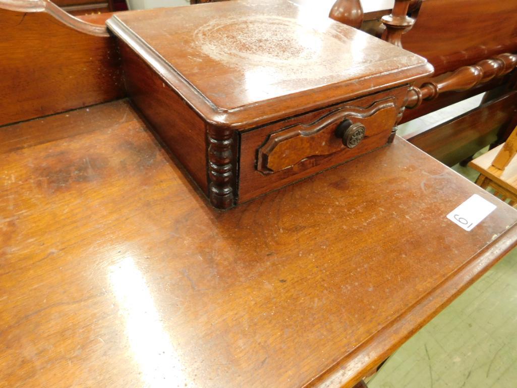 Victorian Walnut 4 Drawer Dresser with Glove Boxes