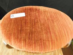 Upholstered Oval Foot Stool