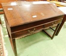 Early 2 Piece Pine Desk with Dovetails