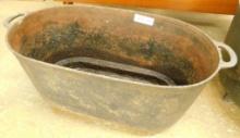 Cast Iron Oval Handled Pot