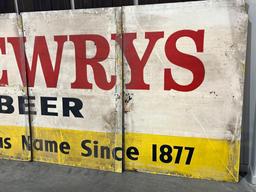 "ABSOLUTE" Drewrys Beer Billboard Sign