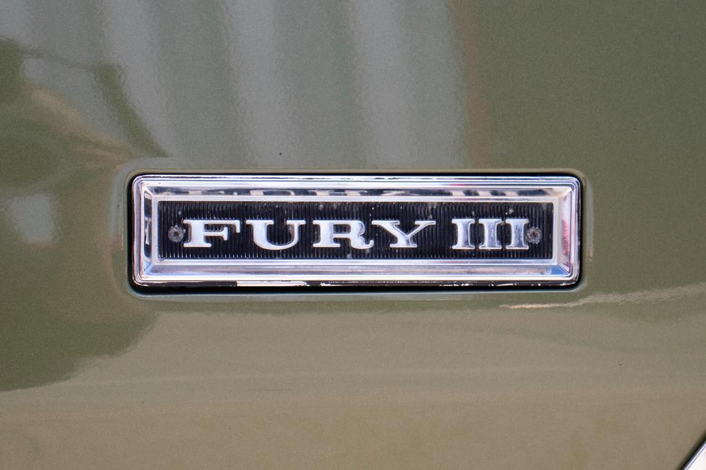 1968 Plymouth Fury III Car