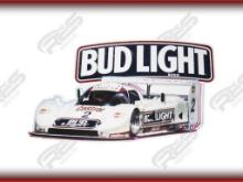 "ABSOLUTE" Bud Light / Jaguar Supercar Racing Metal Sign