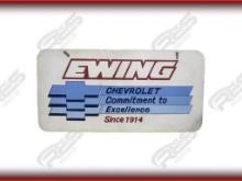 "ABSOLUTE" Ewing Chevrolet Wooden Sign